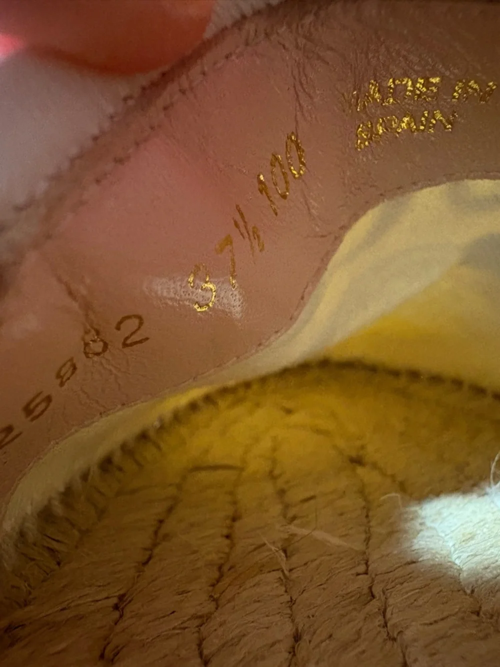 Gucci White Canvas Logo Espadrille Flats with Green and Red Stripe - Picture 7 of 9